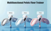 Appareil d'entraînement du plancher pelvien et des cuisses intérieures pour femmes, avec compteur LED, coussinets en silicone confortables rotatifs à 360° et ressorts renforcés pour les hanches