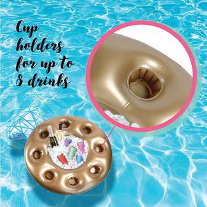 Cubo de fiesta de verano, portavasos, flotador inflable para piscina, enfriador para beber cerveza, mesa, Bar, bandeja, playa, piscina, soporte para bebidas, flotadores - Product Image 3