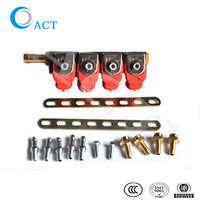 Autogas CNG LPG Inyector Rail Car Kits de conversión de combustible L02 Fuel Riel Inyectores 4 Cilindros Glp Common Rail Injector