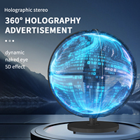 3D-голографический вентилятор с эффектом 3D-голограммы, диаметр 50 см, с высококачественной анимацией, подключение по Wi-Fi
