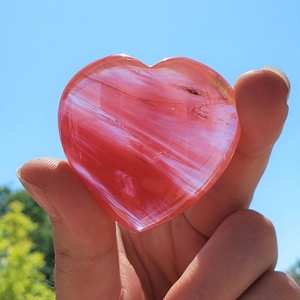 Esfera/Corazón de Cuarzo Rojo Fundido al por Mayor para Meditación, Piedra Preciosa para Joyería, Regalos y Decoración del Hogar - Product Image 4