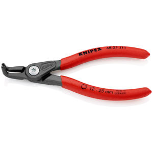 KNIPEX 48 21 J11 SB Pince à circlips de précision pour circlips internes avec trous Revêtement en résine - Product Image 1