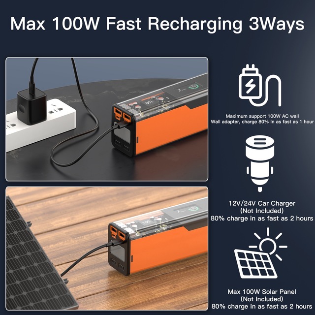 Solar Generator Portable Quality Pocket Portable 100w Power Station Top Portable Power Station Battery 220v