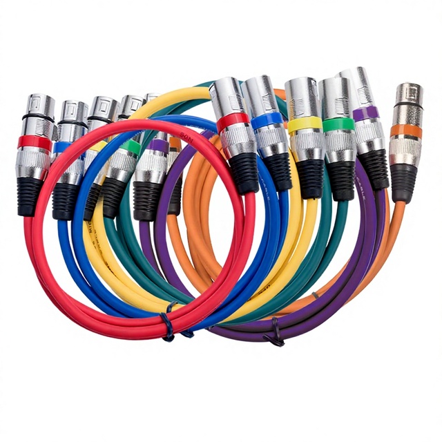 Professional Instrument Guitar Cable 6.35mm Mono Jack Audio Patch Cord