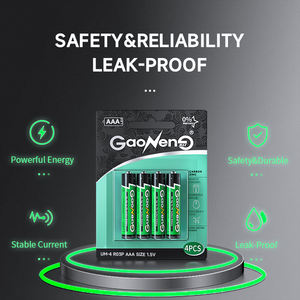 Batteria Gaonengmax LR6 AAA UM-4 batterie 1.5V celle primarie R03P - Product Image 3