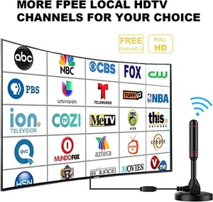 Amplificador Divisor de Señal Digital Externo SIGNALWELL, Antena de TV Metálica con Alcance de 200 Millas, 1080P HD UHF 75 para Teléfonos Android - Product Image 3