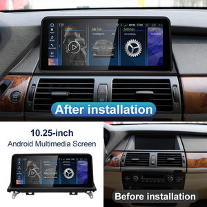 Radio Multimedia para Auto con GPS Android 14, Carplay y DSP de 10.25 Pulgadas, Precio de Fábrica STWEI, para BMW X5 E70 X6 E71 - Product Image 3