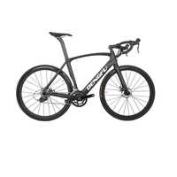 Vélo de route en carbone DENGFU FM099 Shi 105 noir avec freins à disque et cadre en carbone