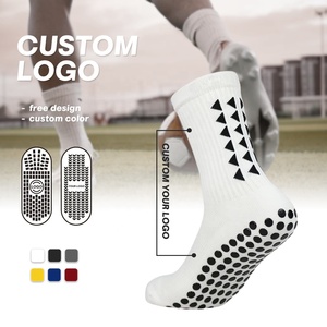 Calze sportive da calcio personalizzate di alta qualità Anti-scivolo equipaggio lavorato a maglia con stampa digitale per la stagione estiva dal fornitore della Cina - Product Image 1