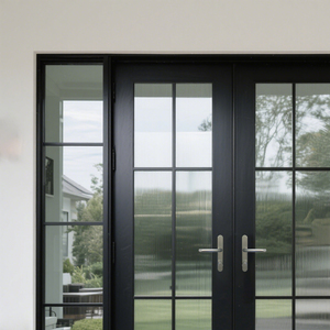 LEDOW California Design Double Swing French <strong>Patio</strong> <strong>Door</strong> Modern Aluminum Alloy Anti-Theft <strong>Security</strong> for Villas &amp; Gyms - Product Image 2