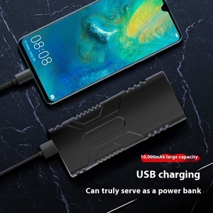 Cao Sáng 10000MAh USB Sạc Xe Đạp Phía Trước Nhẹ Lũ Lụt Ánh Sáng Với Sừng Loa Chuông Không Thấm Nước LED Cho MTB Đường Xe Đạp Đêm Cưỡi - Product Image 5