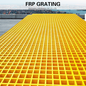 Nhà máy trực tiếp bán cường độ cao 25mm 38mm gfrp sợi thủy tinh pultruded <span class=keywords><strong>FRP</strong></span> Sàn Lưới - Product Image 5