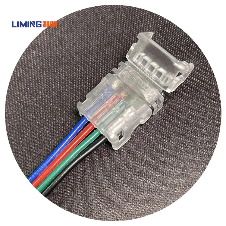 Wholesale IP65 Waterproof Quick Connection 0.39in 10mm RGB 5050 LED Strip Lights 2Pin LED Strip Connectors