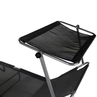 Chaise pliante légère et moderne en aluminium pour le camping en plein air, la plage, la terrasse, la piscine, la salle de sport, le parc, l'hôtel