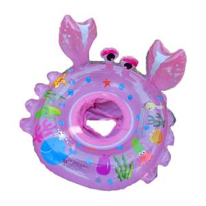 Flotador de <span class=keywords><strong>Piscina</strong></span> Inflable de PVC de Alta Calidad, Asiento Flotante con Forma de Cangrejo, Anillo de Natación para Niños - Product Image 4