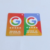 Tarjeta de Visita RFID NFC para Redes Sociales, Chip 213, Resistente al Agua, 13.56MHz, PVC, Silicona, Pivote, Tarjeta en U, Reseña de Google Maps, Acabado Brillante/Mate