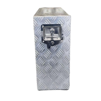 Boîte à outils en aluminium pour Ute, sur mesure, 4 tiroirs |   Organisateur de benne de camion robuste pour l'extérieur |   Rangement 4x4 avec revêtement en poudre