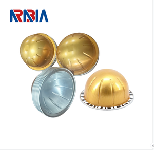 <span class=keywords><strong>Capsules</strong></span> en aluminium coloré Vertuo de haute qualité avec bouchons d'étanchéité adaptées au café de 230 ml - Product Image 1