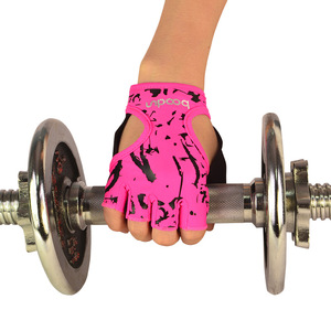 Gants de fitness Boton Rose pour femmes, demi-doigts, antidérapants, pour la gym, l'exercice, anti-transpiration, respirants, de protection, pour le cyclisme - Product Image 2