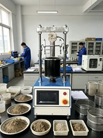 Digital Display CBR Tester California Bearing Ratio Testing Machine LCD Readout for Laboratory Soil Strength Equipment