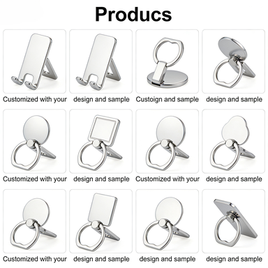 Custom Factory CNC Machined Aluminum 360 Degree Rotating Phone Tablet Desk Stand with for Machining