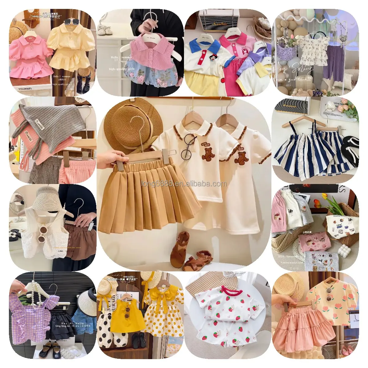Летний Детский комплект из 2 предметов с шортами и подтяжками, комплект одежды для маленьких девочек, дешевая одежда со скидкой