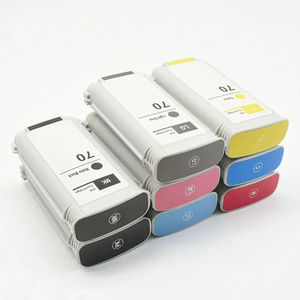 适用于惠普-70，适用于您的打印机，适用于惠普Z2100 Z3100 Z3200 Z5200 Z5400的全颜料墨盒 - Product Image 1