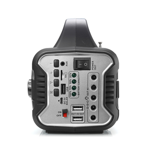 Nuevo Kit de Panel Solar con Linterna de Emergencia y Sistema de Iluminación para el Hogar, Panel Solar de 3W, 4 Bandas, Radio Portátil y Altavoz Inalámbrico - Product Image 6