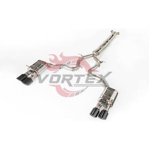 Sistema de Escape Valvetronic de Acero Inoxidable Vortex para Porsche Panamera 971 2.9T 3.0T 2017-2023, Sonido Activo, Acabado Pulido Espejo - Product Image 2
