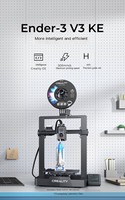 Printer 3D Ender dapat disesuaikan dengan rel Liner pintar Printer Creality 3D FDM cepat cetakan 3D pelevelan otomatis asli