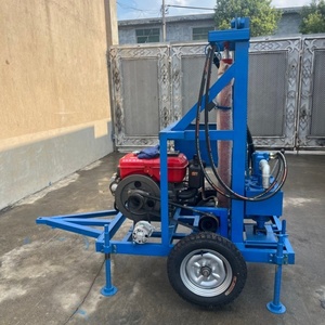 Nước nhỏ cũng khoan Giàn Khoan Di động nông nghiệp Xây Dựng Nông độ sâu trung bình 130m cũng khoan Giàn Khoan máy móc - Product Image 4