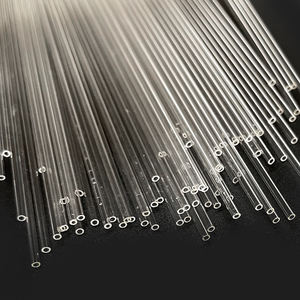 Tube de verre clair Quartz 1mm Diamètre 0.25mm Épaisseur - Product Image 1