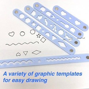 Démonstrateur de géométrie magnétique H-TONE pour les règles d'épissage d'aide pédagogique de rapporteur de <span class=keywords><strong>mathématiques</strong></span> d'élève d'école primaire - Product Image 5