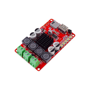 Placa amplificadora estéreo Tpa3116 2x50w con decodificador de audio Bluetooth, USB y tarjeta TF para mini amplificador - Product Image 1