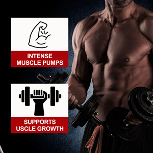 High Quality Nitric Oxide Capsules with L Taurine Supports Quick Recovery Supports Muscle Growth Improves Workout Performance - Product Image 3