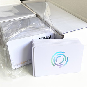 Événement projet N TAG 213 215 216 logo holographique Qr Code imprimé blanc luxe Nfc carte robinet pour Social - Product Image 3