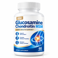 Comprimés de Glucosamine, Chondroïtine et MSM, 60 unités, pour la santé osseuse des adultes, directement de l'usine, fournisseur en gros