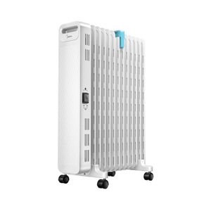 Calentador de radiador de aceite Midea de 13 paneles, eléctrico, portátil, con termostato para uso doméstico. - Product Image 4