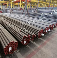 Tube en acier au carbone sans soudure ASTM A106 Gr.B SCH40 SCH80 Norme ASTM pour le transport de pétrole Certificats complets Soudage Découpe Scie