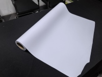 Feuilles de plastique rigide PVC blanc mat opaque, matériaux pour impression à base d'eau, rouleau de film PVC rigide