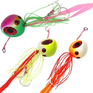 Topline campione gratuito 10% sconto big metal jigs pesca esca 60g 100g 200g spinner esca con gonna pesca jig in stock