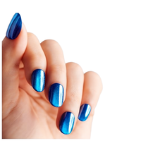 Faux ongles Manisky de luxe, tendance, courts, carrés, forme cercueil, couvrance totale, effet œil de chat 3D, en ABS, pré-conçus, logo personnalisable
