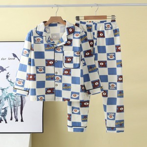 Pyjamas en coton à manches longues imprimés sur mesure pour enfants de 3 à 8 <span class=keywords><strong>ans</strong></span>, garçons et filles, vêtements de nuit, ensembles de pyjamas élégants et respirants - Product Image 6
