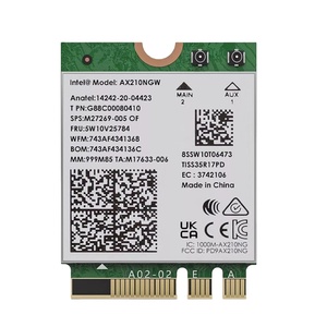 Carte sans fil M.2 Intel AX210 NGFF pour EDUP AX3000, 2,4 GHz/5 GHz/6 GHz, carte Wifi 6E <span class=keywords><strong>AX210NGW</strong></span> - Product Image 1