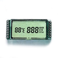 Écran LCD à code segmenté de 1,5 pouces pour stylo de test de la qualité de l'eau TDS