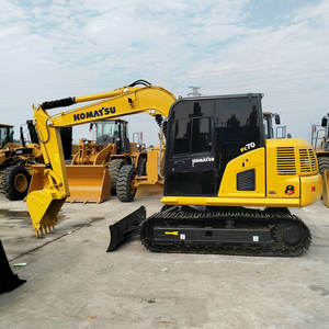 Excavadora de segunda mano de Japón Komatsu, miniexcavadora usada EPA CE 7ton pc70 70-7, venta en todo el mundo - Product Image 5