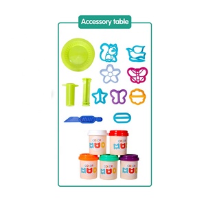 Ensemble de pâte à <span class=keywords><strong>modeler</strong></span> EPT, grande pâte colorée avec accessoires, kit de pâte à <span class=keywords><strong>modeler</strong></span> non toxique pour enfants, jouet créatif de bricolage, cadeau d'anniversaire - Product Image 2