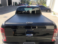 La mejor camioneta retráctil Roll N Lock Cover tapa de aluminio para bañera protector de cama de maletero para Ford Ranger 2023 gran oferta plegable