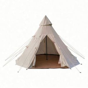 Hot Sale Lightweight 3-Person Oxford Fabric Tipi Tent for Family Team Outdoor <b>Backpacking</b> & Camping - Product Image 3
