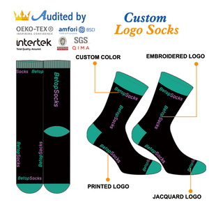 Chaussettes en bambou personnalisées Uron pour hommes Chaussettes de travail décontractées épaisses Chaussettes de travail écologiques antibactériennes respirantes antidérapantes jetables avec logo - Product Image 4